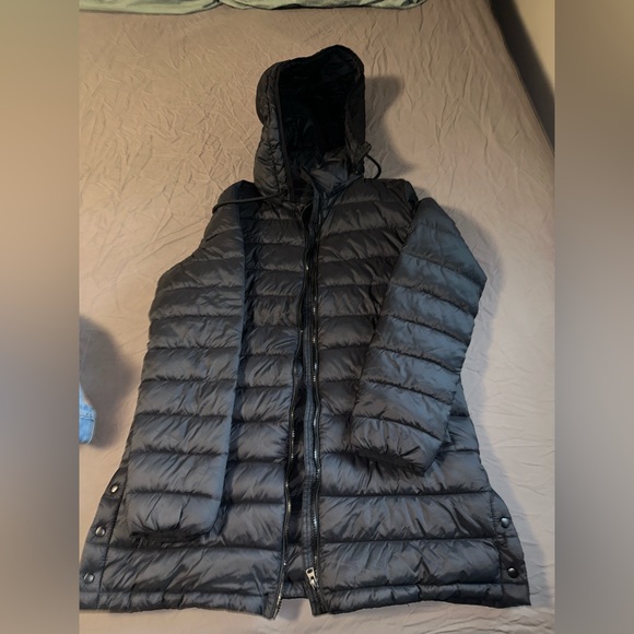 Zara black light puffer jacket size L - Picture 5 of 5